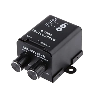 Imagen de Amplificador De Audio del Coche Subwoofer Graves Nivel RCA Control Remoto Volumen Jefe Mando