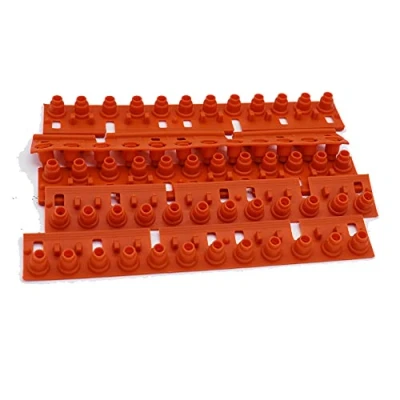 Imagen de 5 pcs Almohadilla de goma conductora Compatibilidad Yamaha PSR E313/323/333 740/1000/1500/2000/3000 Botón silicona