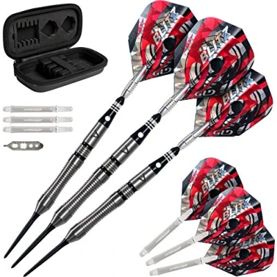 Imagen de Viper Blitz 95% Dardos de Punta Acero tungsteno con Almacenamiento/Estuche Viaje, Unisex, Multi Colored