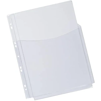 Imagen de Q Connect Funda expandible (5 unidades, A4, cubierta 3/4, multitaladro)