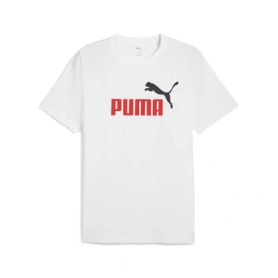Imagen de PUMA ESS 2 Color No. 1 Logo tee, Camisetas Unisex Adulto, White,