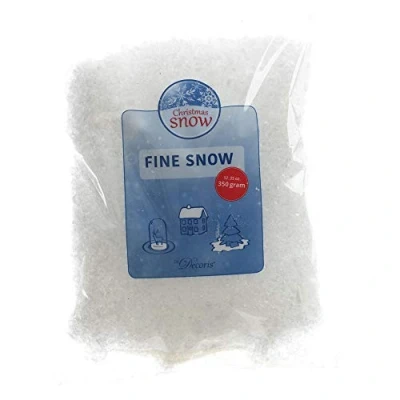 Imagen de DECORIS 71935 Bolsa de Nieve Artificial, Blanco
