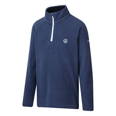 Imagen de Dare 2b Freehand Half Length with Inner Zip and Chin Guard Fleece Forro Polar, Bebé Niños, Vaquero Oscuro, 14 Años