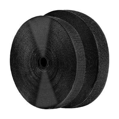 Imagen de Hook y Loop Bandas para Coser,2 Rollos Nylon Cinta de Gancho Bucle,No Adhesivo Tela Proyectos Bricolaje Costura,10M x 1.2CM