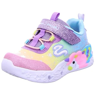 Imagen de Skechers Unicorn Charmer Zapatillas para niños, Talla: 22, Purple/multi Zapatos