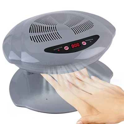 Imagen de Secador de uñas, Ventilador secado manicura con aire frío y caliente, Herramienta para salón hogar(Silver)