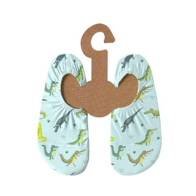 Imagen de Slipstop Zapatos de playa para niños, antideslizantes, deportivos, natación, vacaciones, unisex, protección solar UPF 50+, Zagor, 21/23 EU