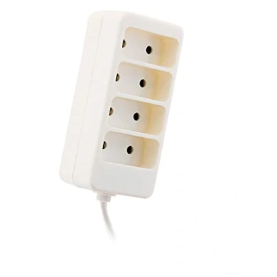 Imagen de Regleta de 4 enchufes 6A 2P Blanco