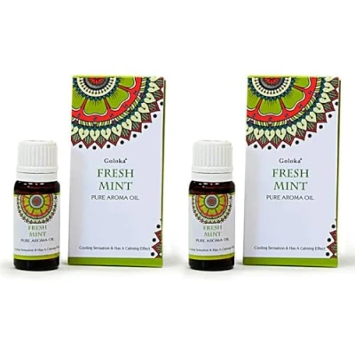 Imagen de Aromasenses. 2 Unidades Aceite Esencial Menta Fresca Puro Goloka 10 ML (Menta Fresca)