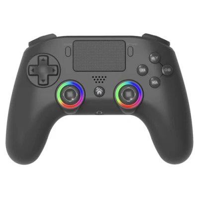 Imagen de Subsonic mando inalámbrico para PS4 / Playstation 4 con LED, vibración y toma auriculares de juego Negro [playstation_4]