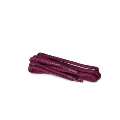 Imagen de Kaps cordones redondos, de algodón 100% duraderos hechos en Europa, 1 par, colores y longitudes(120 cm 6 a 8 pares ojales / 26 Maroon)