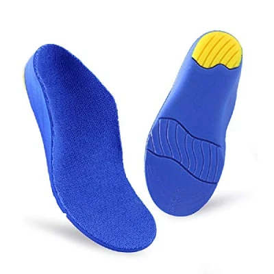Imagen de Plantillas Ortopédicas Para Niños Comfort Athletic Poly Urethane Gel Inserciones Deportivas Cojín Del Talón Pies Planos Soporte El Arco Dolor En Pie 19cm