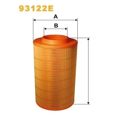 Imagen de WIX FILTERS 93122E Filtro de aire 442 245 Cartucho filtrante