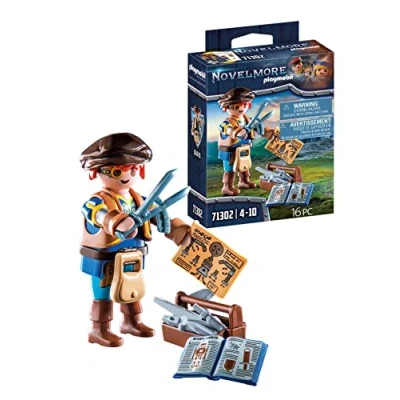 Imagen de PLAYMOBIL Novelmore Dario con Herramientas 71302, a Partir de 4 años