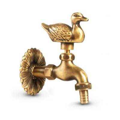 Imagen de Anzapack 851902F Grifo &quot;Pato&quot; Para Jardin Laton Bronceado
