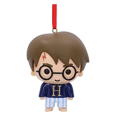 Imagen de Nemesis Now Potter Harry Chibi Adorno Decorativo para Colgar (7,5 cm), Color Azul