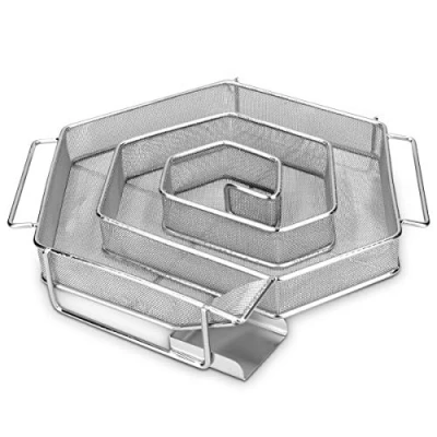 Imagen de Navaris Generador de Humo frío con Forma Espiral Ahumador acero Inoxidable para ahumar en Barbacoa Armario Carne Pescado Queso