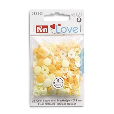 Imagen de Prym Fasteners, Yellow, talla única