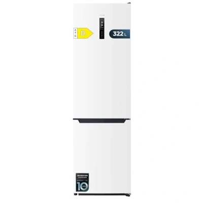 Imagen de Cecotec Frigorífico Combi Bolero CoolMarket 322T White D. Total No Frost, Compresor Inverter Plus, Blanco 185X60Cm, 322L, Clase D, Multi Air Flow, Sistema Fast Freezing