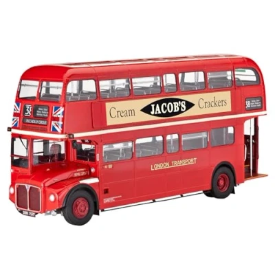 Imagen de Revell Doppeldeckerbus vehículo Maqueta London Bus, Kit Modelo, Escala 1:24 (07651), Color 38,1 cm, 1/24