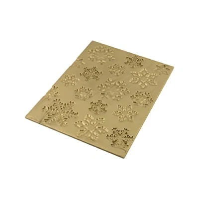 Imagen de Silikomart Frozen BUCHE Mat, Silicona, Dorado, 25 x 18.5 0.6 cm