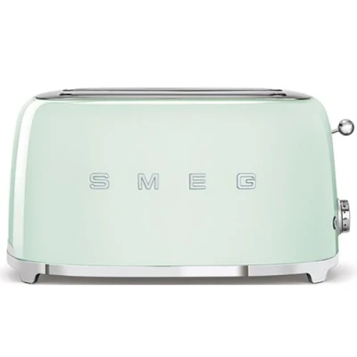 Imagen de SMEG Tostador TSF02PGEU, 1500 W, Acero Inoxidable, 4 Ranuras, Verde Pastel