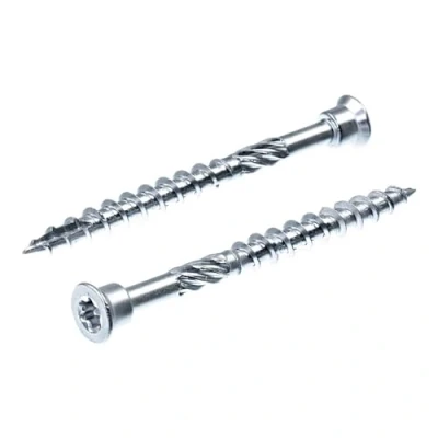 Imagen de SECCARO tornillo de terraza 4 x 45 mm, acero inoxidable C1, para madera con punta corte y muesca corte, 200 unidades