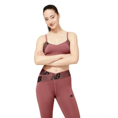 Imagen de New Balance Implacable Brasier de Rendimiento para Mujer, Rojo (Mineral Red), XS