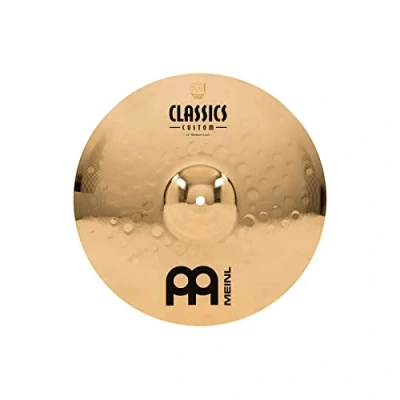 Imagen de Meinl Cymbals Classics Custom Brilliant Plato Crash Medium de 14 pulgadas (35,56cm) Platillos Batería Pareja Bronce B12, Acabado Brillante (CC14MC B)