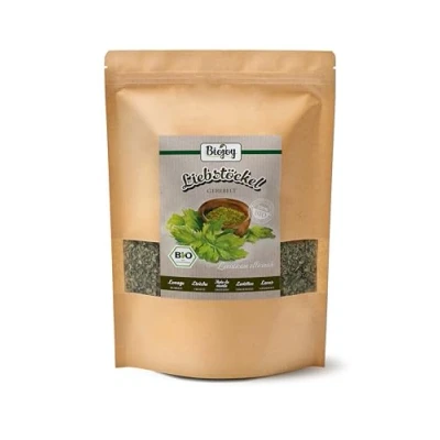 Imagen de Biojoy Apio de Monte Orgánico (Levístico) (250 g), seco y cortado, ideal para Mezcla Especias o Té (Levisticum officinale)