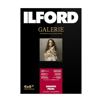 Imagen de Ilford Galerie Prestige Smooth Pearl Pack 100 hojas de papel (10x15 cm) color blanco