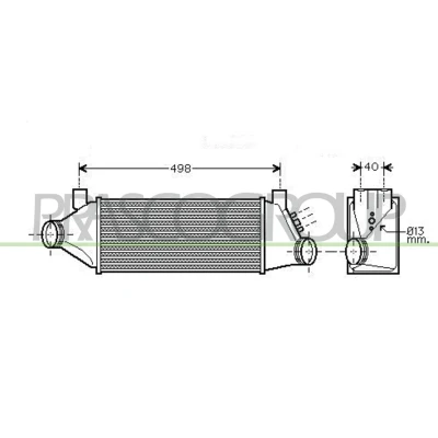 Imagen de PRASCO FD910N003 Intercooler FORD: Transit Mk5 Furgón