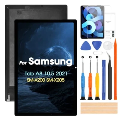 Imagen de pantalla LCD para Samsung Galaxy Tab A8 2021 SM X200 X205, reemplazo de táctil digitazer Assembly con kit reparación (10,5 pulgadas)