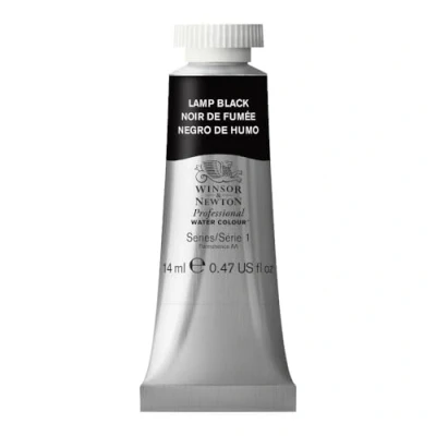 Imagen de Winsor &amp; Newton Acuarela Profesional Pintura De Acuarela, Alta Luminosidad, Resistente a la Luz, Calidad Archivo, Tubo 14 ML, Color Negro Humo