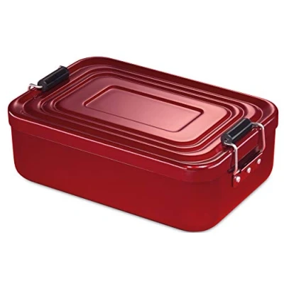 Imagen de Küchenprofi 1001471423 Tartera (aluminio, tamaño grande), color rojo