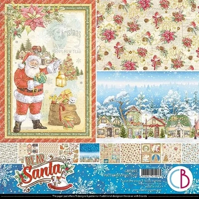 Imagen de Ciao Bella Dear Santa Bloc de patrones (30,5 x 30,5 cm)