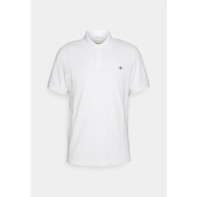 Imagen de GANT Hombre Polo De Piqué con Escudo Regular, White, XXL
