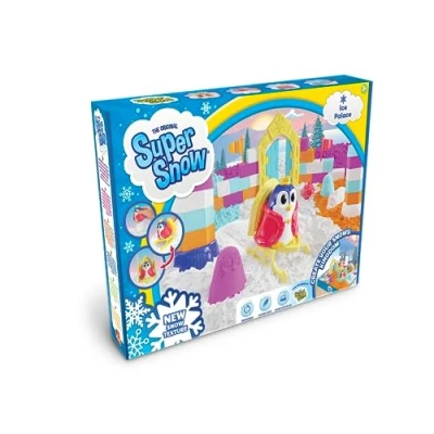 Imagen de GOLIATH Super Snow Ice Palace Magic Sand A Partir de 3 años Textura Suave al Tacto No se Seca La Caja Juegos Convierte en un Palacio