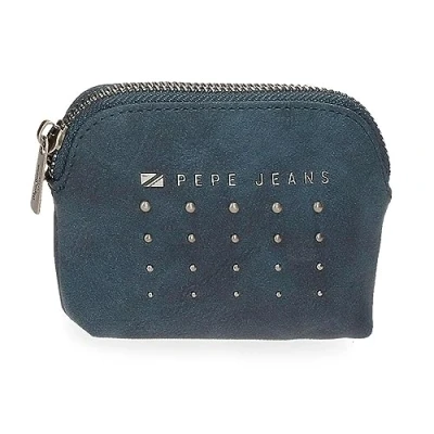 Imagen de Pepe Jeans Holly Monedero Azul 12x8x2 cms Piel sintética