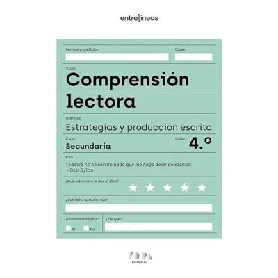 Imagen de Entrelíneas 4. Comprensión lectora, estrategias y producción escrita