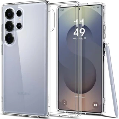 Imagen de Spigen Ultra Hybrid TPU Back Cover Transparente Samsung Galaxy S25