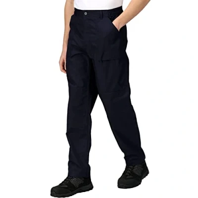 Imagen de Regatta New Action Water Repellent Multi Pocket Walking &amp; Workwear Trousers Trousers, Hombre, Navy, 34&quot;