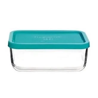 Imagen de Bormioli Food Storage Container Frigoverre Blue 21 x 13 8 cm / 1.4 liter