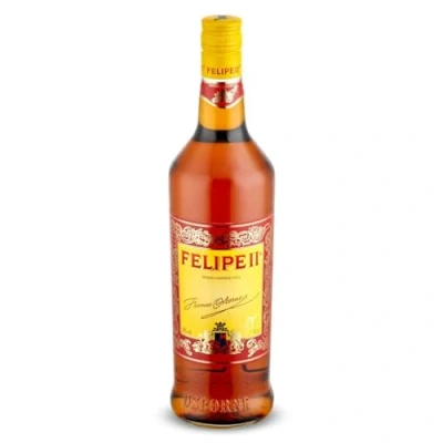 Imagen de Felipe II Bebida Espirituosa elaborada a base de brandy jerez 30º , 1L