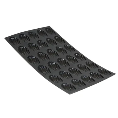Imagen de De Buyer, MOLDE SILICONA MOUL FLEX MINI MADELEINA 30 PASTELES 17,5 x cm 1994.01
