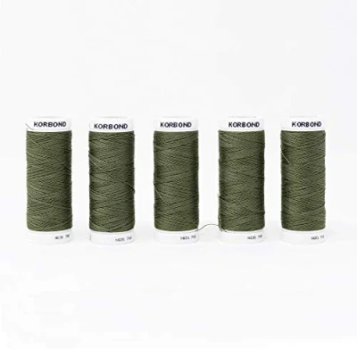 Imagen de Korbond Hilo de poliéster Verde Oliva 500, 100 m