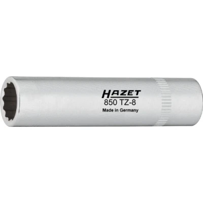 Imagen de HAZET 850TZ 8 Piezas insertables de llave cubo DIN3124, ISO2725 1 Acero cromo vanadio moleteado