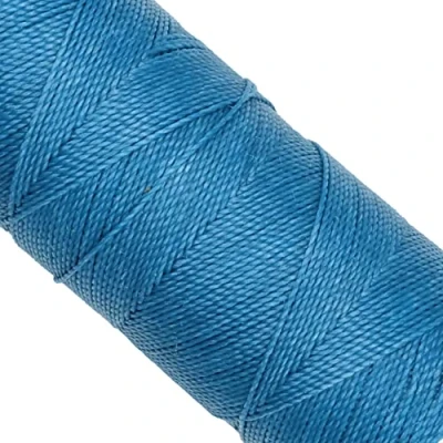 Imagen de Linhasita Bobina hilo encerado 100gr / 170 metros 1 mm de grosor poliester (Azul Turquesa)