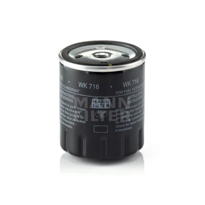 Imagen de MANN FILTER WK 716 Filtro Combustible enroscable MERCEDES BENZ: T1/TN Furgón / Familiar, MB 100 Furgón, W123 Berlina