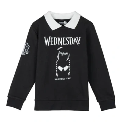 Imagen de CERDÁ LIFE&#039;S LITTLE MOMENTS Sudadera Wednesday Infantil con Capucha Cotton Brushed Niños y Niñas Ropa Suave Cómoda
